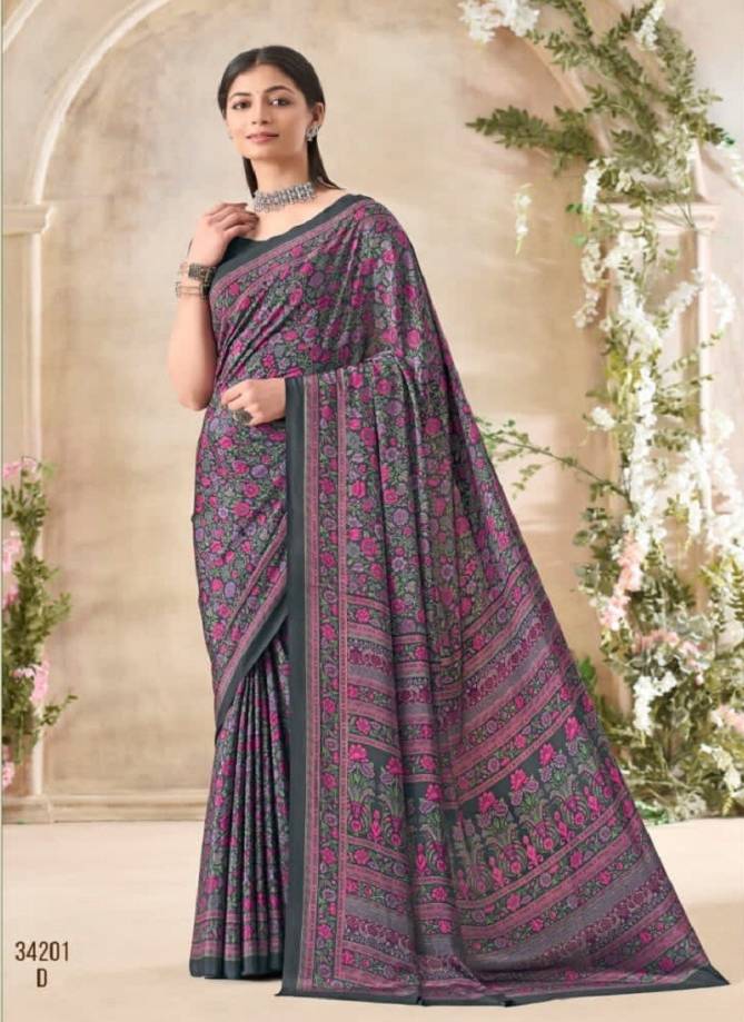 Vivanta Silk 35 By Ruchi Silk Crepe Printed Wholesale Sarees In India