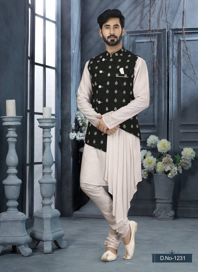 Vol 11 Function Wear Mens Modi Jacket Kurta Pajama Wholesale Online