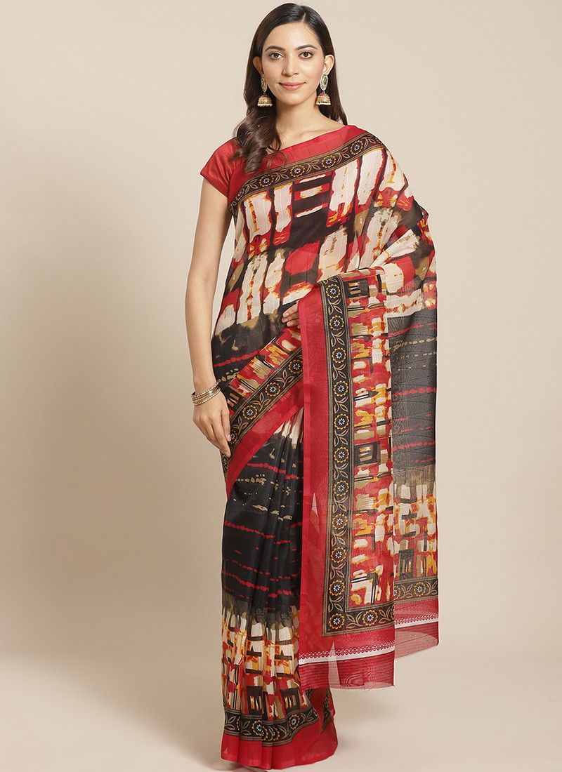 The Ethnic World Bhagalpuri Daily Use Designer Rich Look Elegant Saree Collections