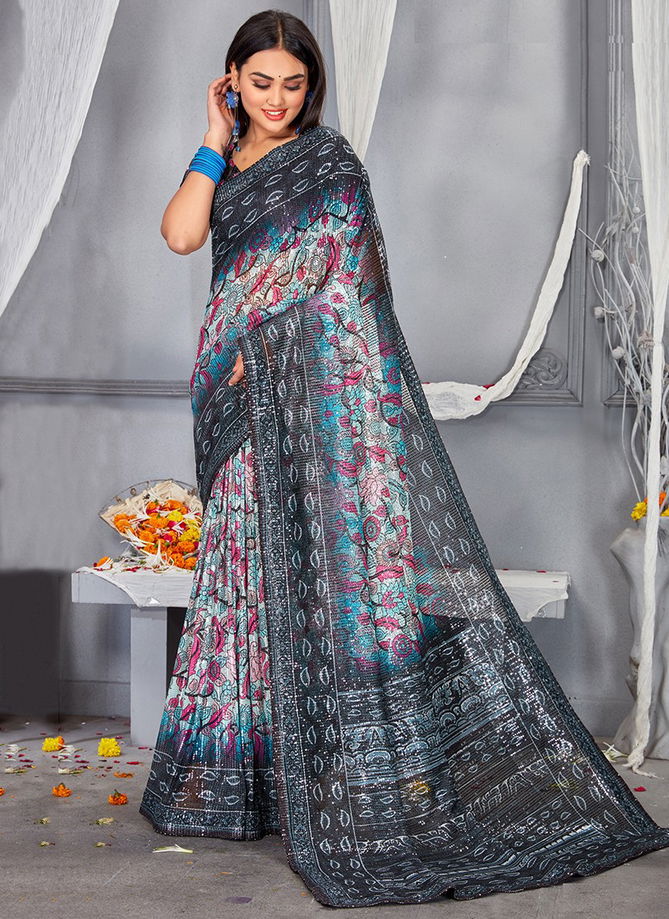 Anamya Designer Wholesale Printed Saree Catalog