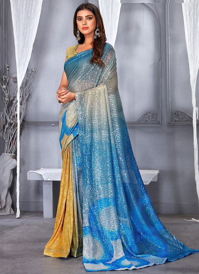 Anamya Designer Wholesale Printed Saree Catalog