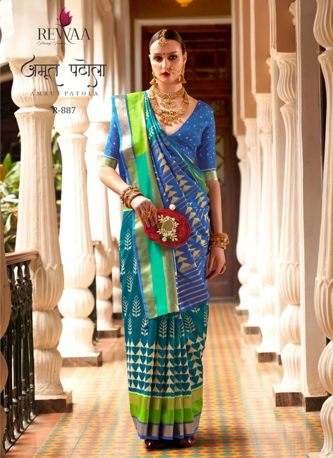 Amrut Patola By Rewaa Silk Saree Catalog