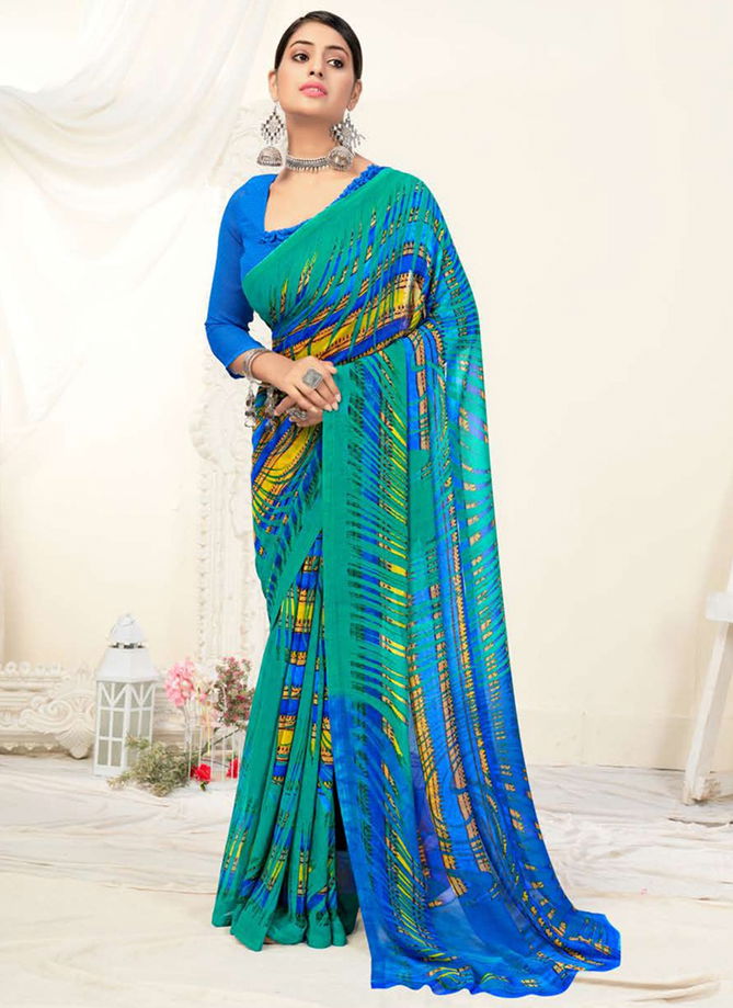 Jhalak By Ishika 8301 To 8314 Printed Sarees Catalog 