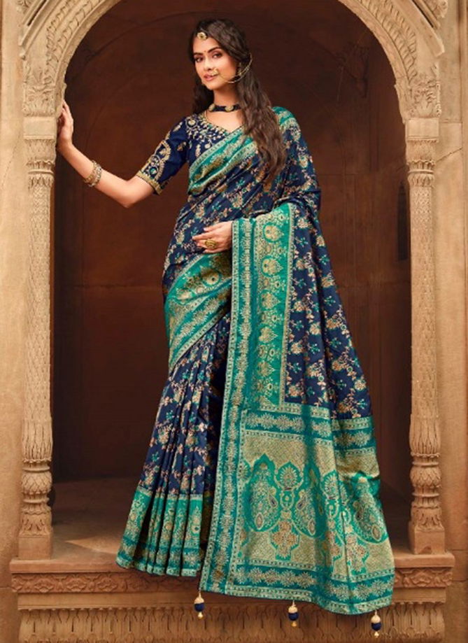 Rutba Vol 7 Wedding Wear Wholesale Silk Sarees 