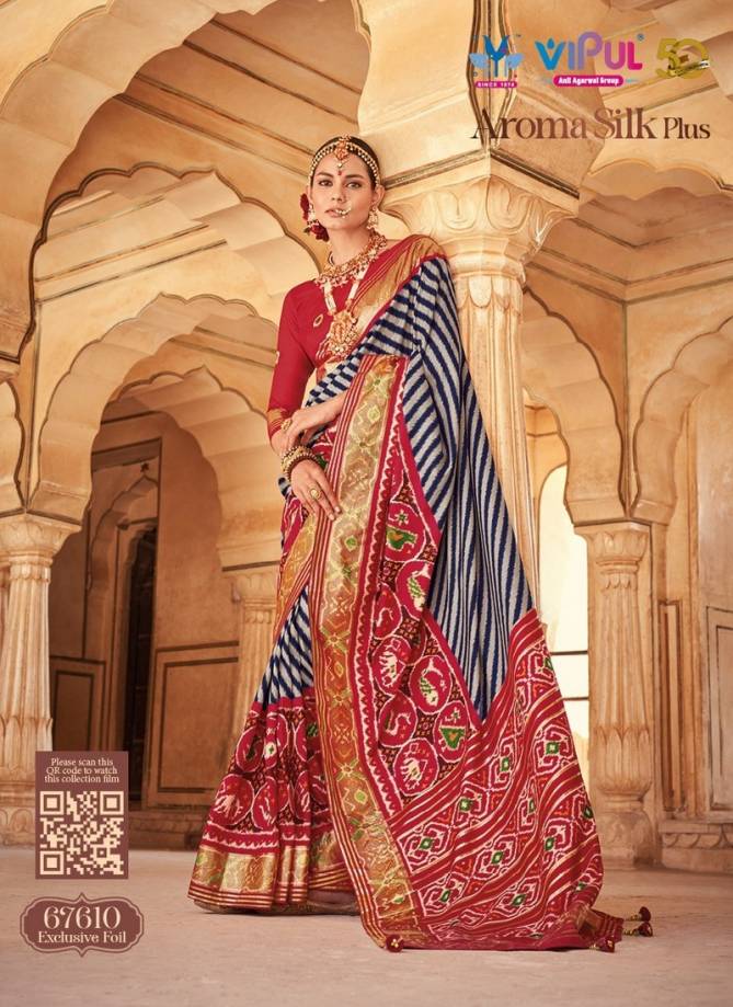 Aroma Silk Plus By Vipul Silk Saree Catalog