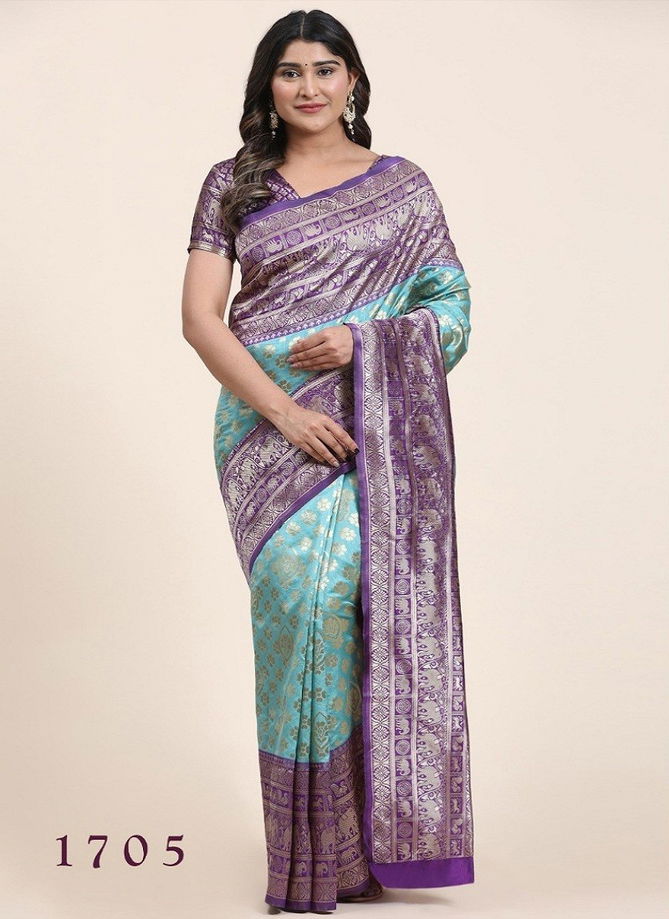 Vedika By Sethnic Banarasi Art Silk Designer Saree Catalog