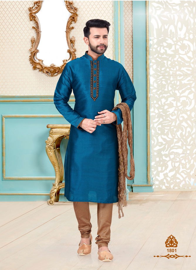 Eid Special Banarasi Silk and Santom Silk Design Dhoti style and Chudidar Style Kurta Collections