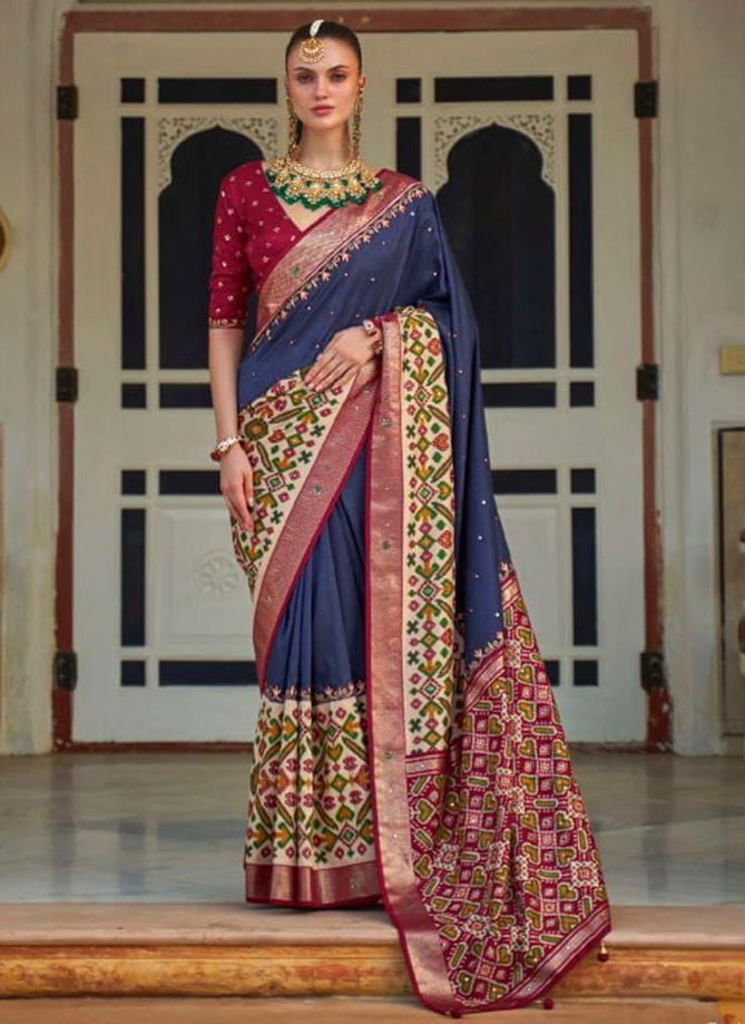 Aari Patola Printed Ethnic Wear Wholesale Saree Collection