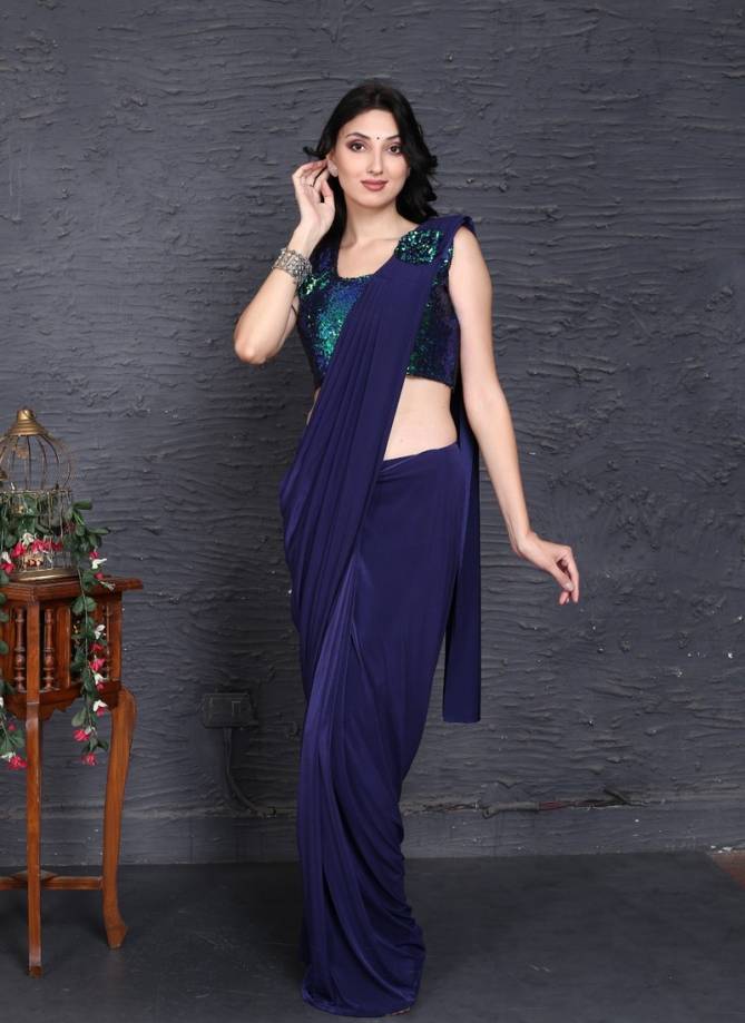 Amoha AT 107 Colours Party Wear Saree Catalog