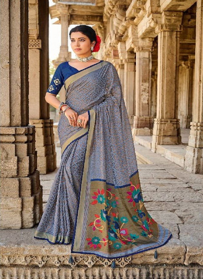 Beauty Star By Mintorsi Designer Silk Brasso Saree Catalog