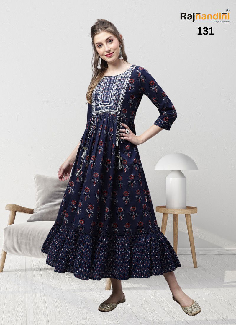 Daisy By Rajnanadini Long Kurti Catalog