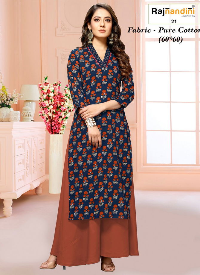 Delsy By Rajnandini Designer Kurti Catalog