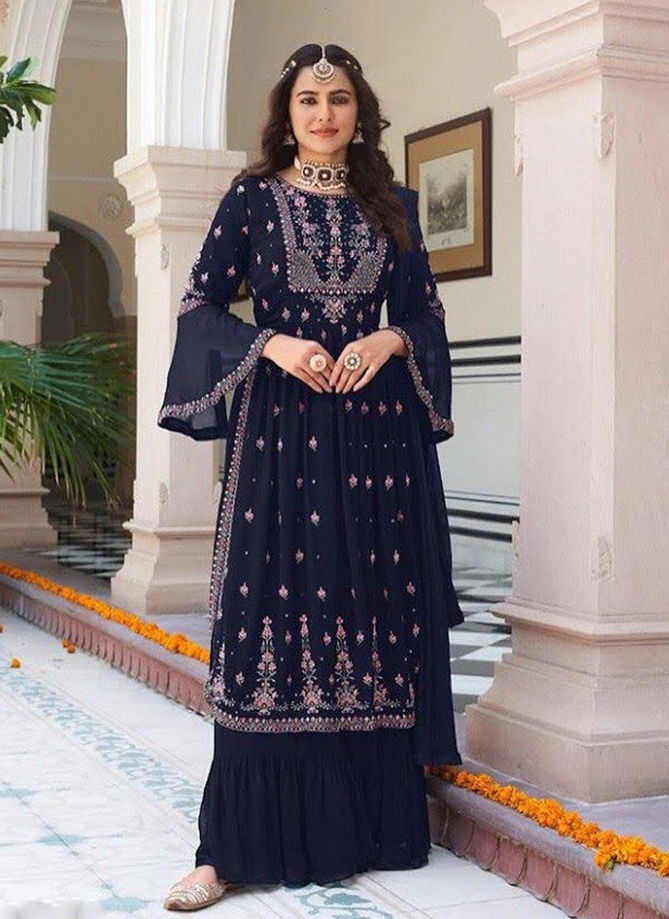 Eba 1479 A To 1479 D Georgette Suits Catalog