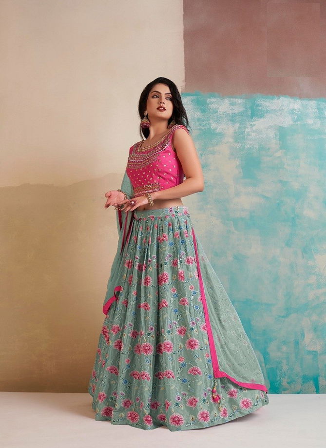 Floral Vol 6 By Arya Party Wear Lehenga Choli Catalog