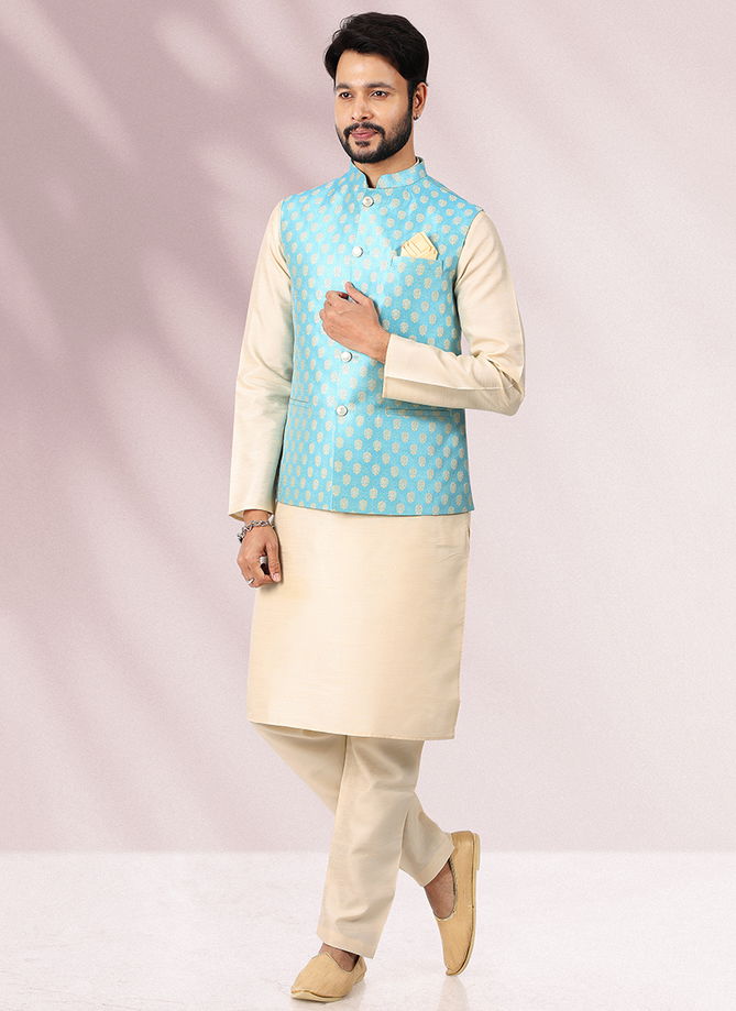 Function Wear Wholesale Modi Jacket Kurta Pajama Catalog