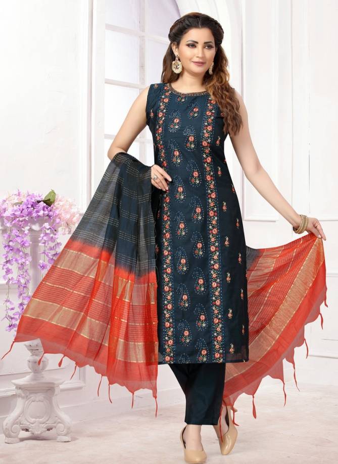 Ikaaya Readymade Wholesale Designer Salwar Suits Catalog