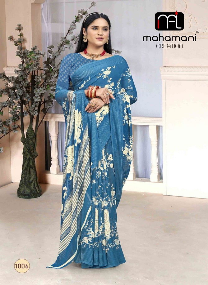 Jaya Vol 1 By Mahamani Creation Printed Saree Wholesalers In Delhi