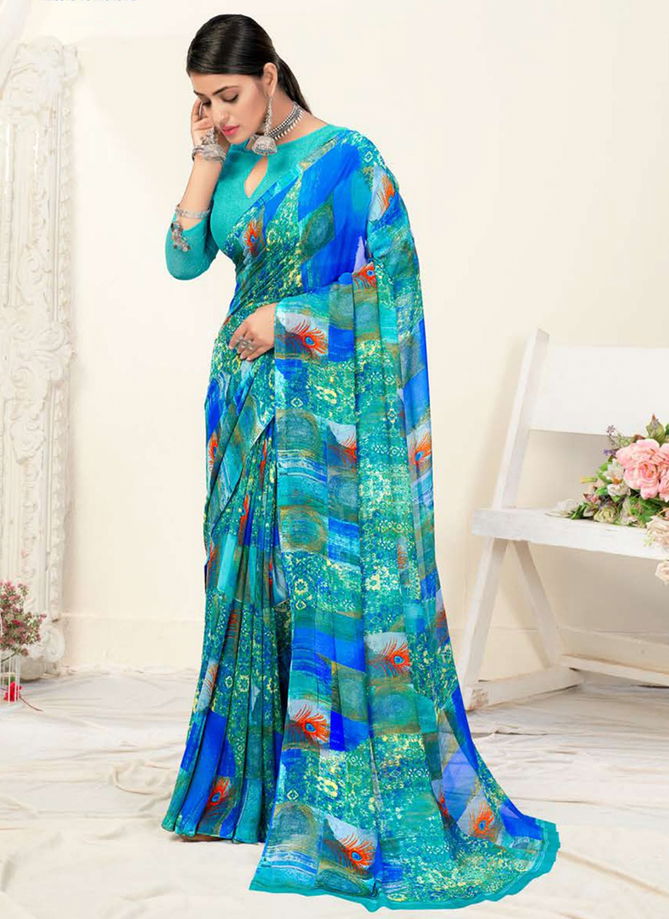 Jhalak By Ishika 8301 To 8314 Printed Sarees Catalog 