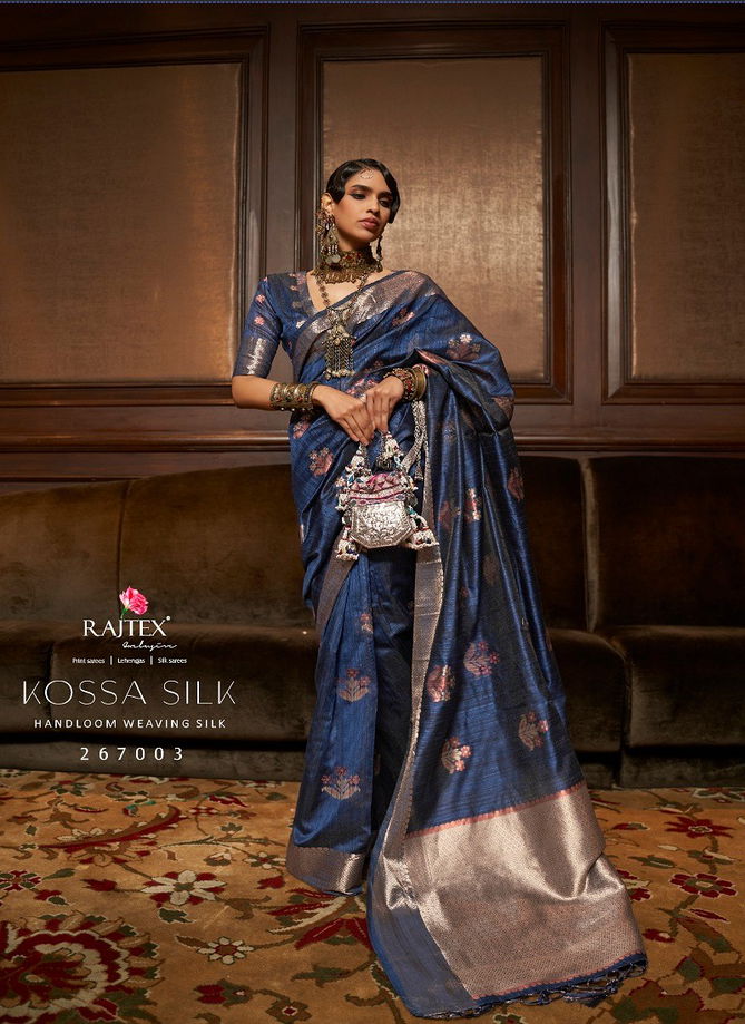 Kossa Silk By Rajtex Handloom Weaving Wedding Wear Saree Wholesale Online