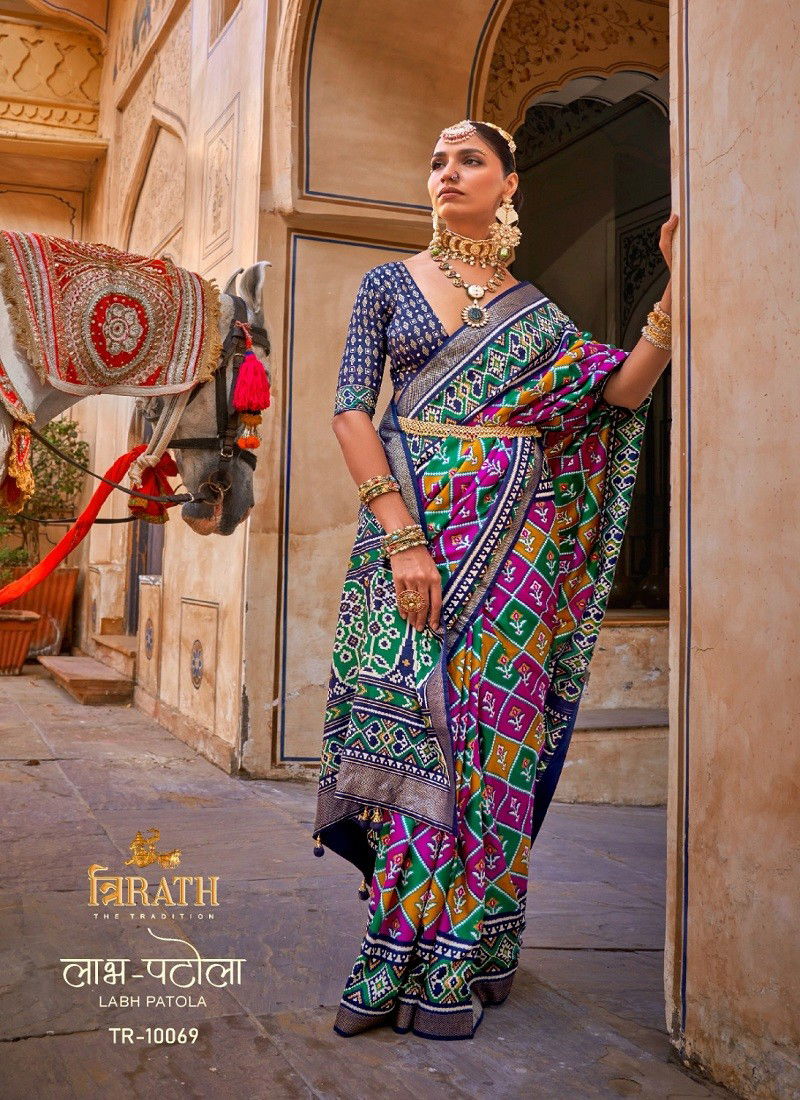 Labh Patola By Tripath Printed Saree Catalog