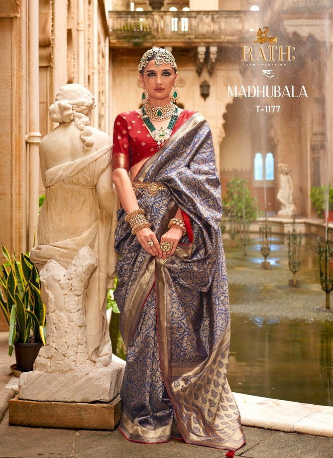 Madhubala By Rath Silk Printed Wedding Saree Wholesale Shop In Surat