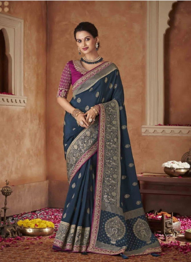 Meera 1 By Anmol Wedding Sarees Catalog