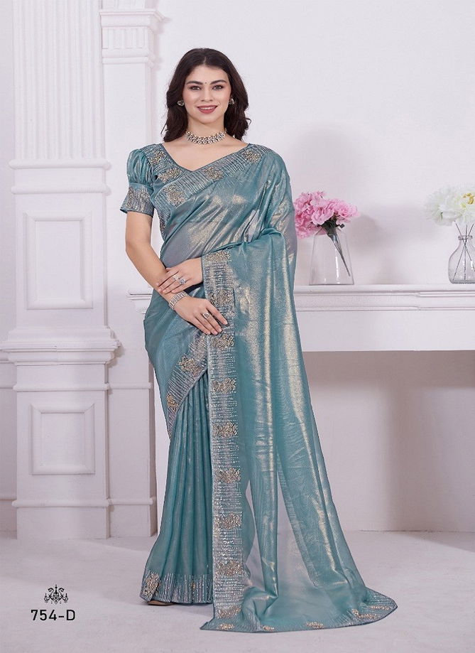 Mehek 754 A TO E Raina Net Party Wear Saree Wholesale Clothing Suppliers In India