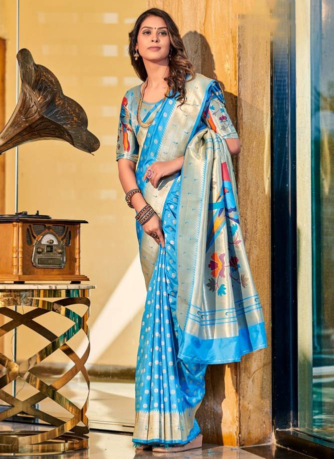 Naysha Paithani Rajpath Festive Wear Wholesale Silk Sarees Catalog