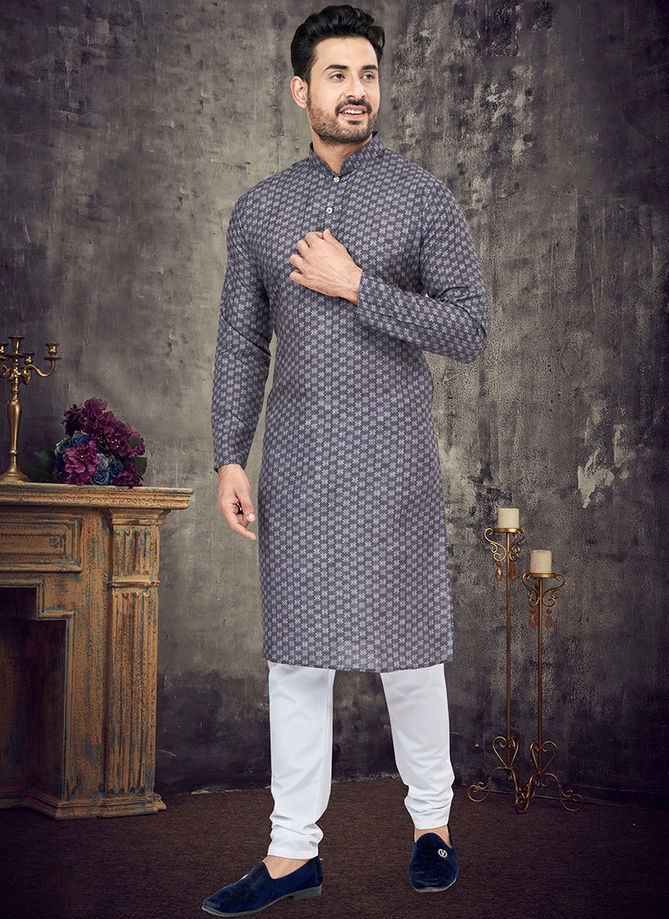 Blue Colour Outluk 105 Function Wear Wholesale Kurta Pajama 105006