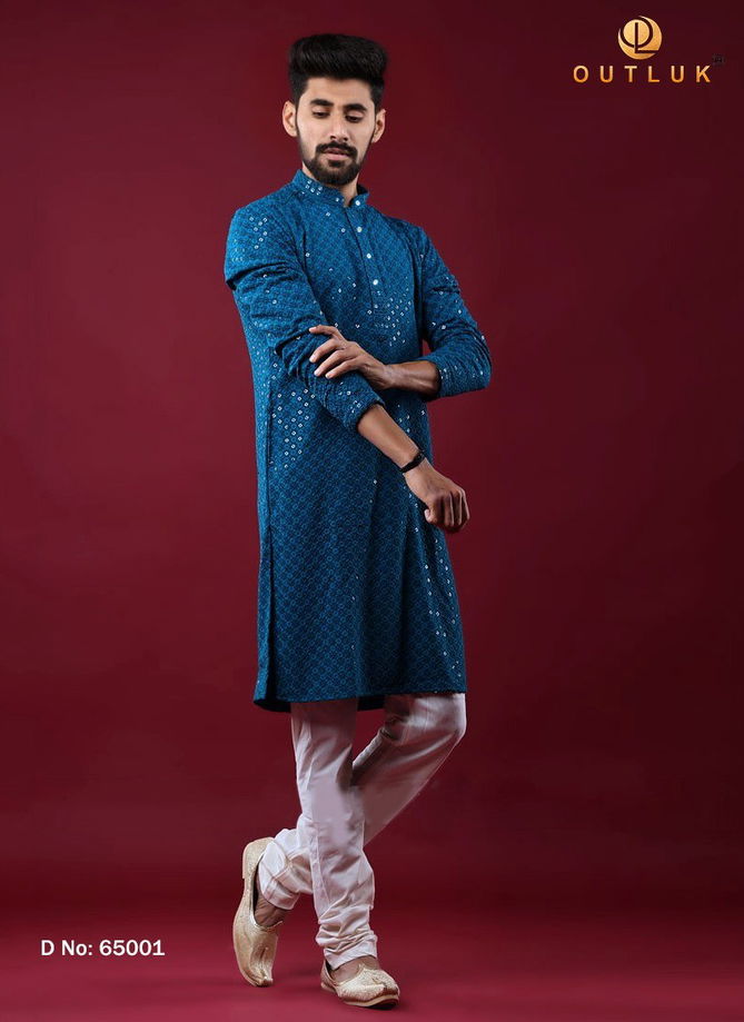 Outluk Vol 65 Wedding Wear Wholesale Kurta Pajama