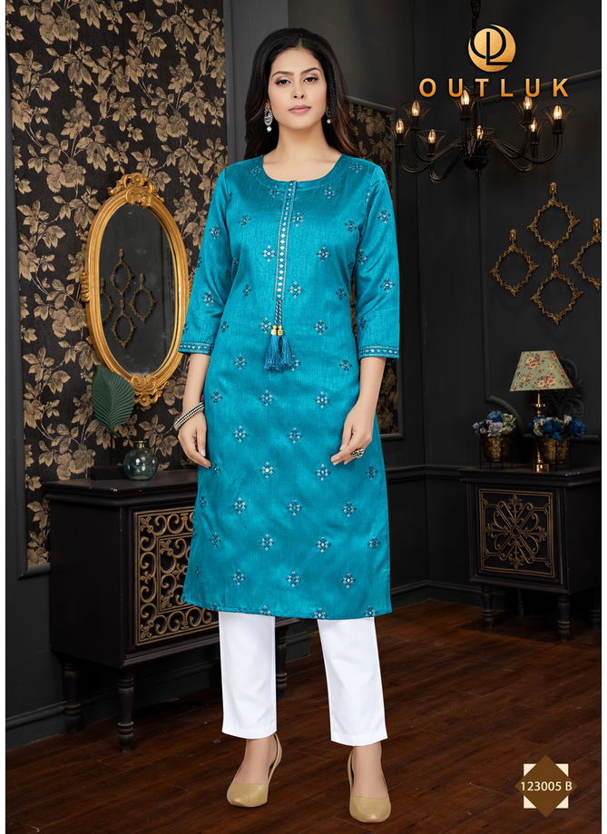 Outluk Vol 123 B Ladies kurti With Bottom Catalog