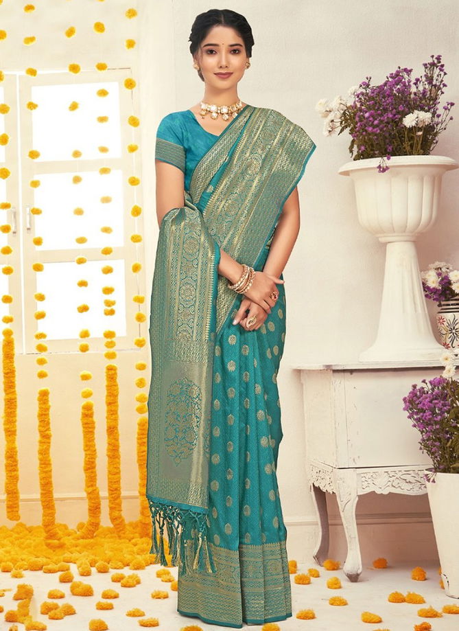 Ratnamoti Exclusive Wear Wholesale Silk Sarees Catalog