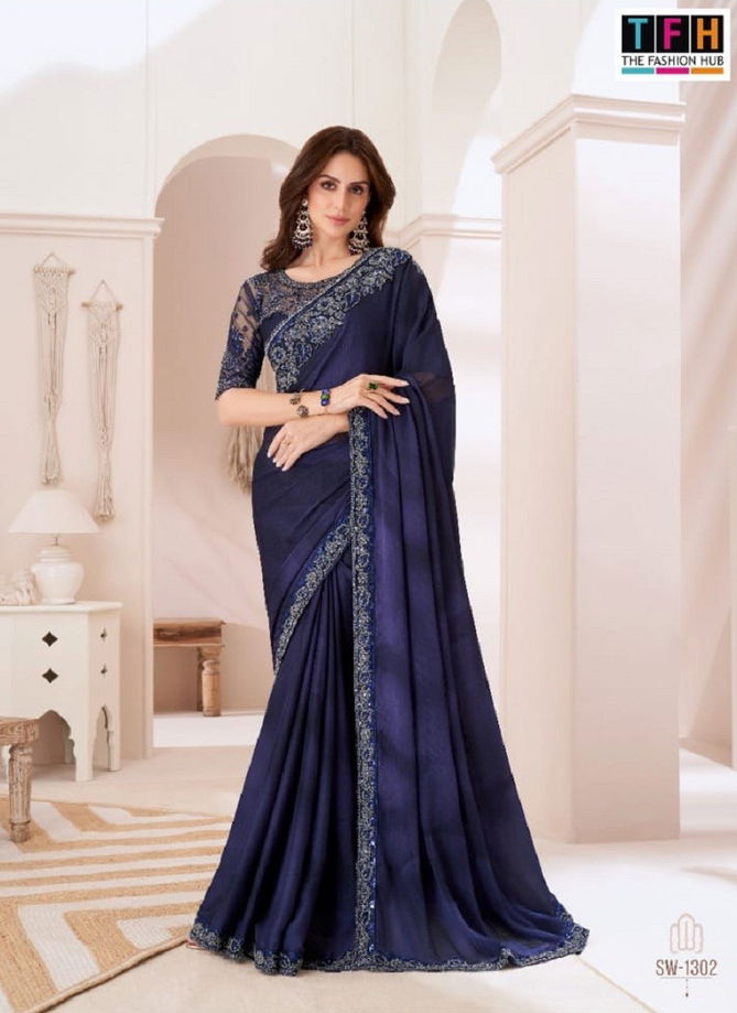 Sandalwood Vol 13 By TFH Designer Party Wear Saree Suppliers