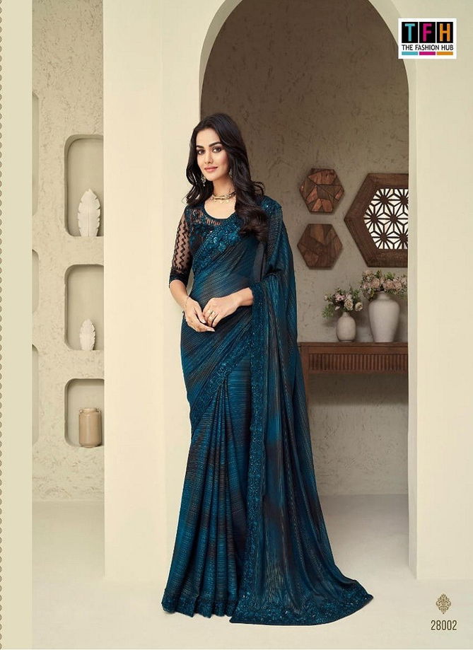 Silver Screen 18th Edition By Tfh Silk Designer Saree Catalog