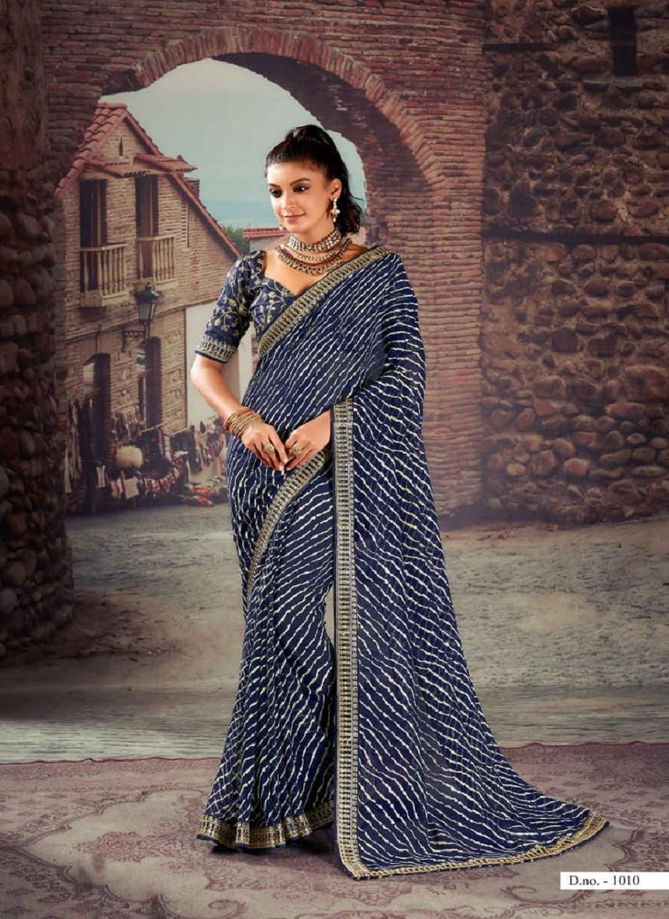 Siya By Mahamani Creation Georgette With Heavy Border Saree Catalog