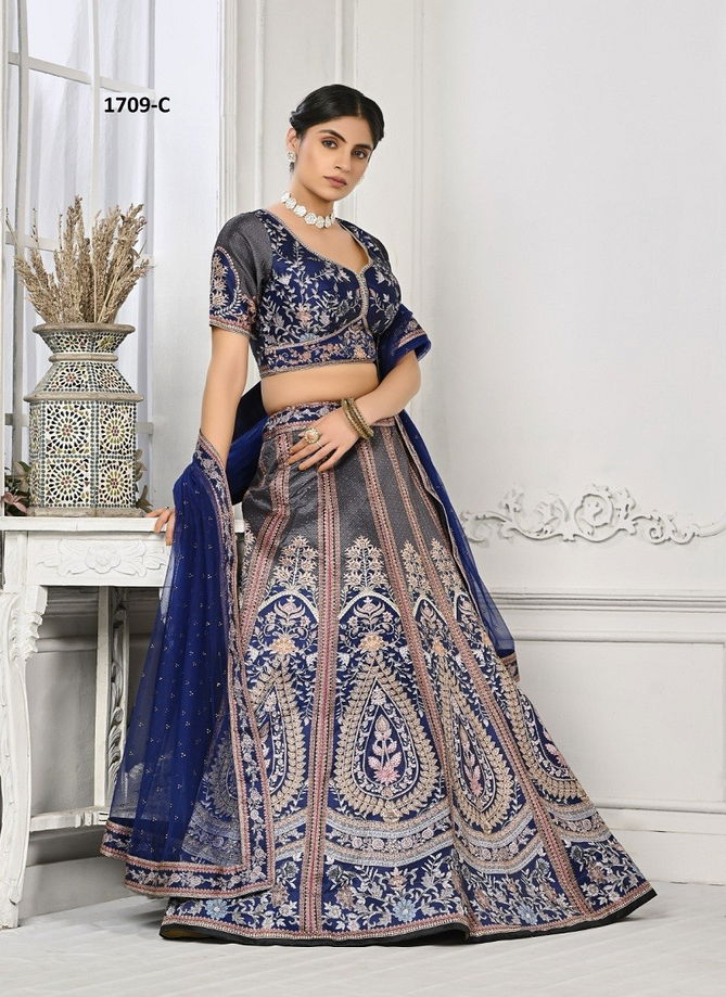 Swarovskis Enchanting Lehenga Collection Vol 17 By Saptrangi Wholesale Online