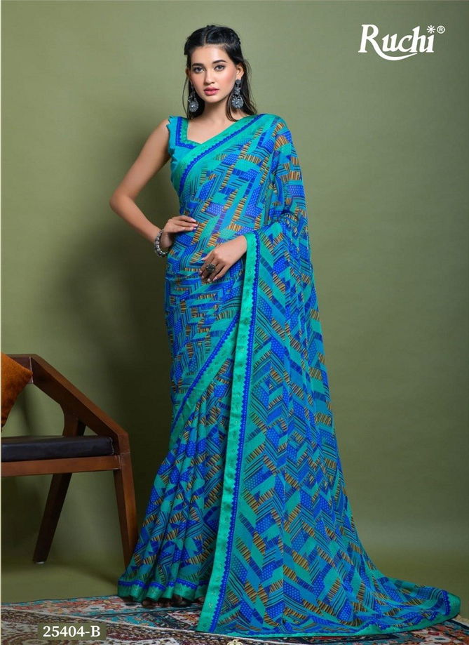 Vanilla Vol 3 By Ruchi Chiffon Swarovski Border Designer Saree Catalog