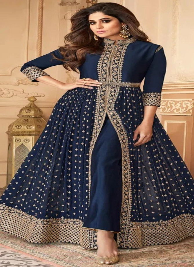 Blue Colour Wedding Wear 1 to 5 Designer Salwar Suit Catalog 3