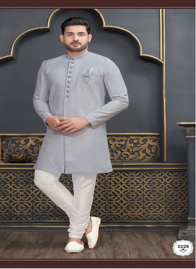 Wedding Wears Art Embroidered Silk Kurta Pajama Suppliers In Mumbai