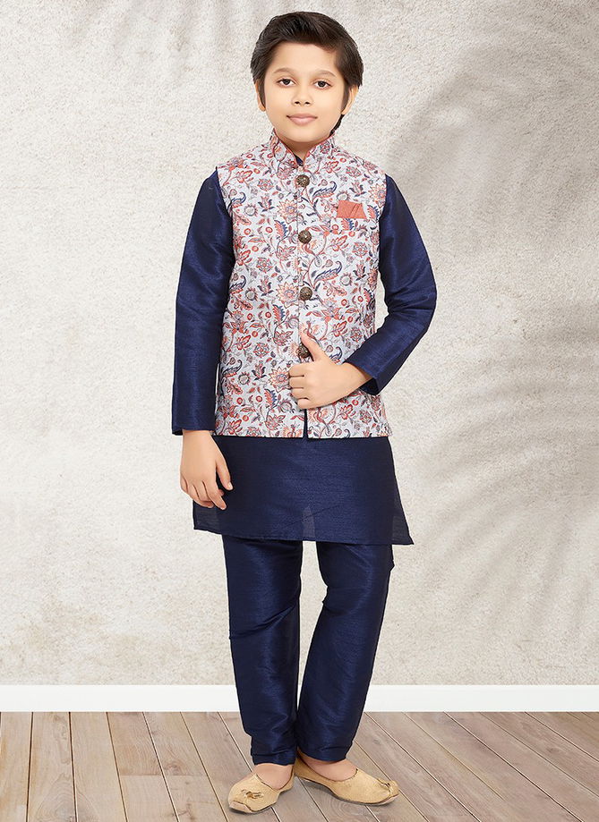 Blue Ethnic Wear Wholesale Boys Wear Catalog 210