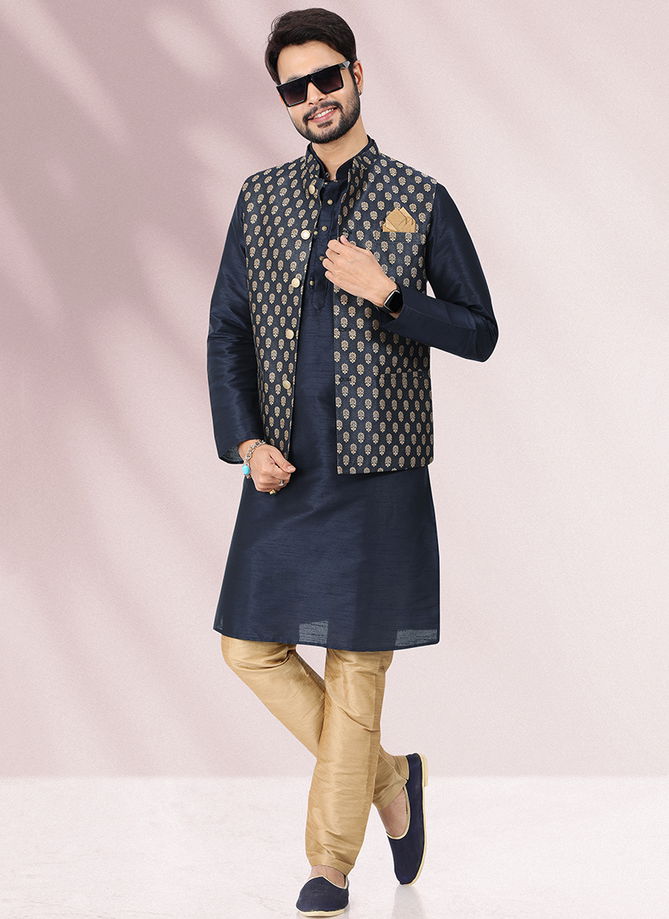 Function Wear Wholesale Modi Jacket Kurta Pajama Catalog