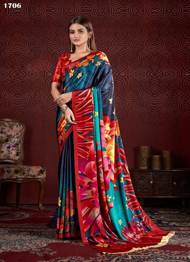 Hanoi By Jivora Crepe Digital Printed Casual Wear Saree Wholesale Online