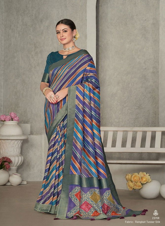 Mohmanthan 23700 Series Eshani By Mahotsav Occasion Wear Printed Designer Sarees Exporters In India