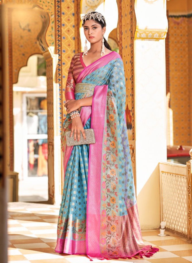 Sanskriti The Fabrica Wedding Wear Wholesale Printed Sarees Catalog