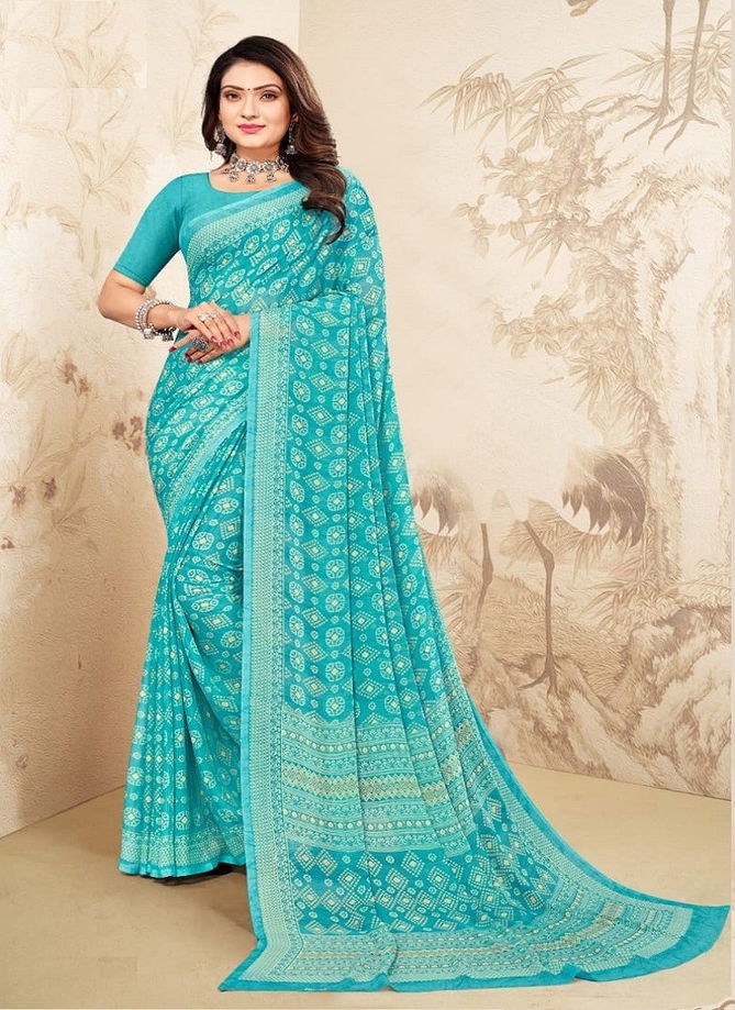 Star Chiffon 97th Edition By Ruchi Daily Wear Saree Catalog