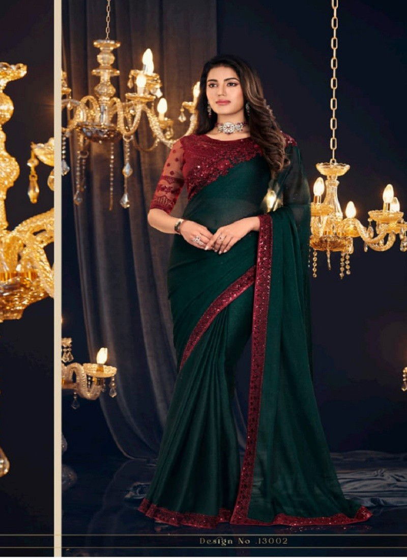 Elegance Vol 18 By Anmol Shimmer Georgette Designer Saree Wholesale Online