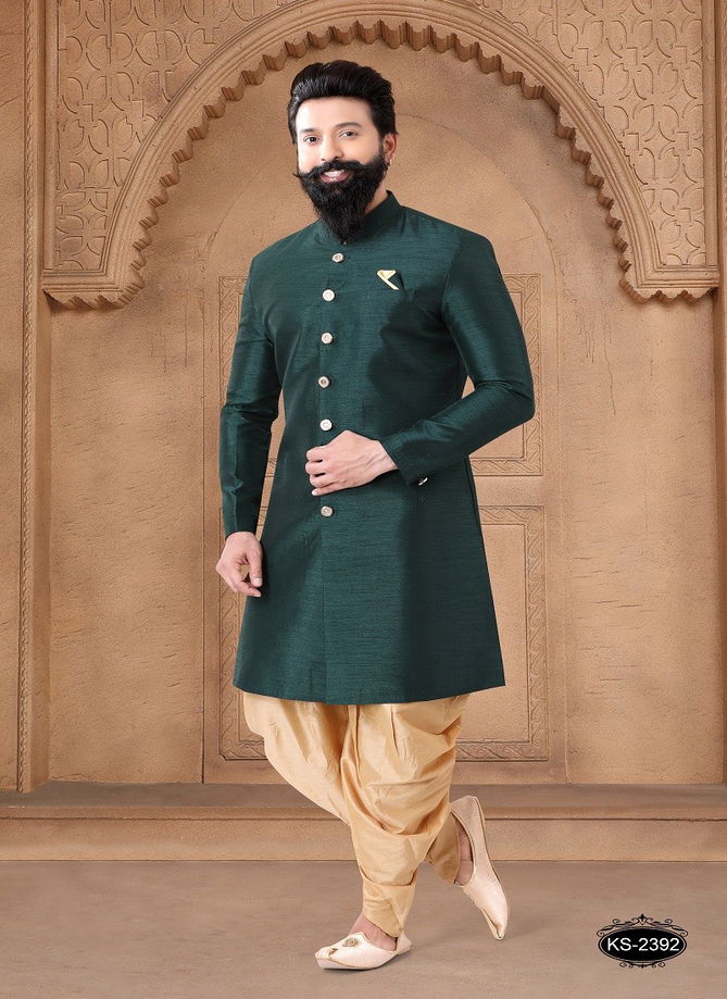 1632 Wedding Mens Wear Silk Indo Western Suppliers In India