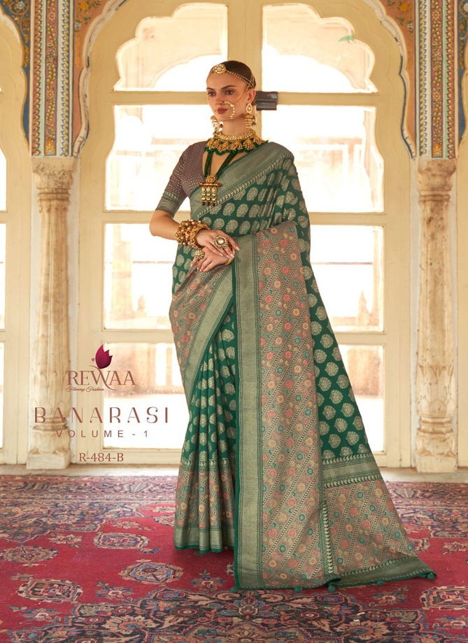 Banarasi Vol 1 By Rewaa Silk Wedding Wear Saree Orders In India