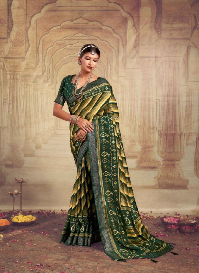 Devnandini By Mahamani Creation Heavy Tusser Dola Silk Saree Wholesale Shop In Surat