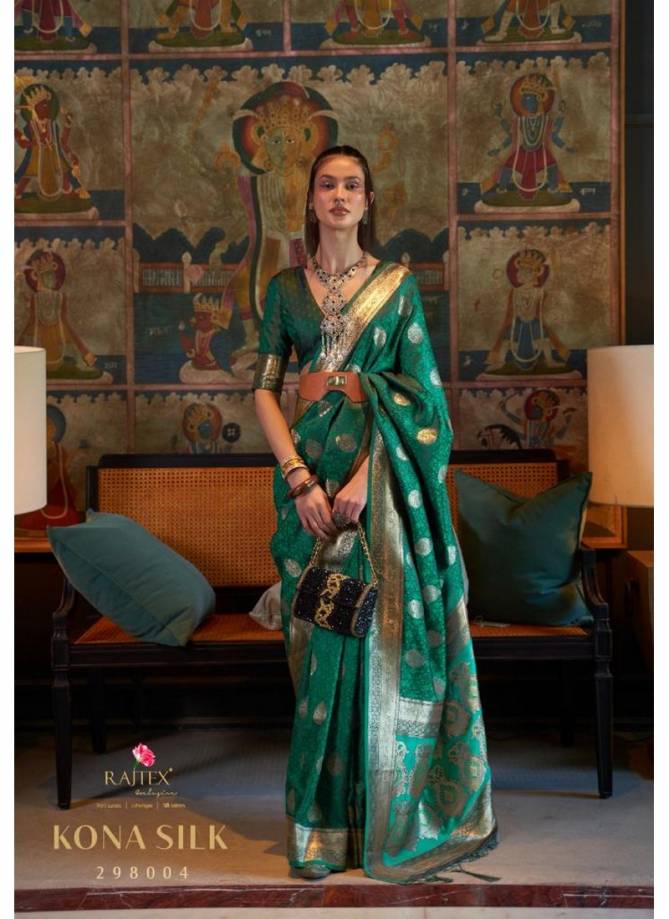 Kona Silk By Rajtex Wedding Saree Catalog